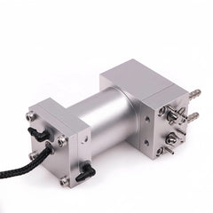 Sub Ink Cartridge – UV Flatbed Silver Metal Dual-Valve Cartridge