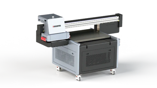 Industrial UV Flatbed Printer P90 with CMYK+White+Varnish