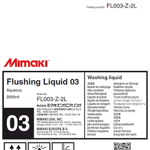 FL003-Z-2L - Mimaki Liquid 03 2L Pack